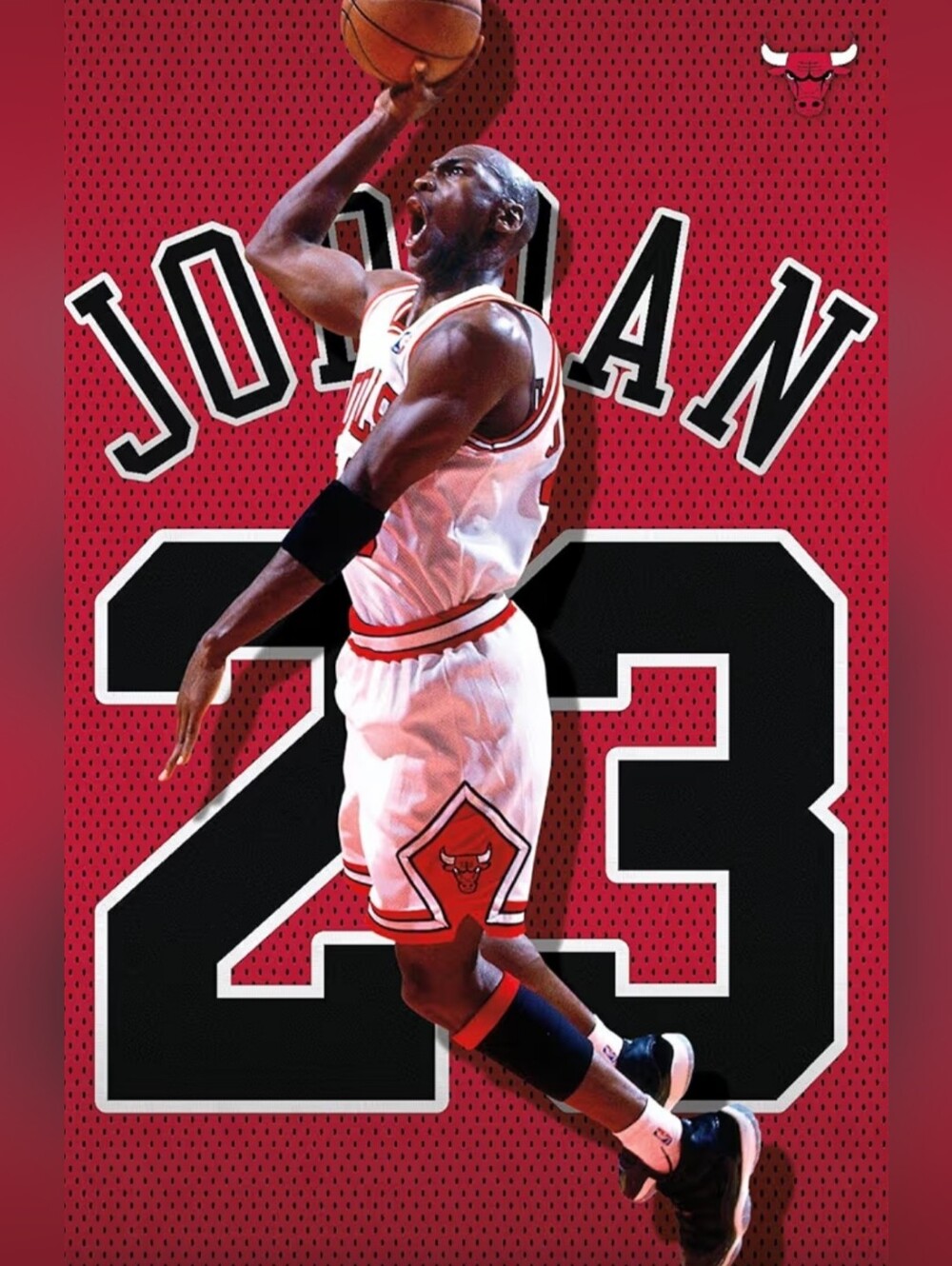 MICHAEL JORDAN BULLS RETRO 8.5x11 ULTRA PREMIUM GLOSSY COLOR ART 5 POSTER SET!